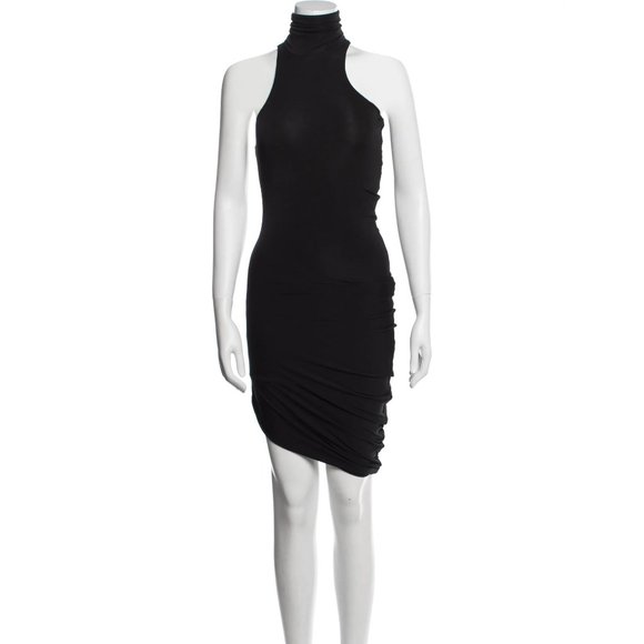 Cinq à Sept Turtleneck Knee Length Dress Black Size XXS - Picture 1 of 3